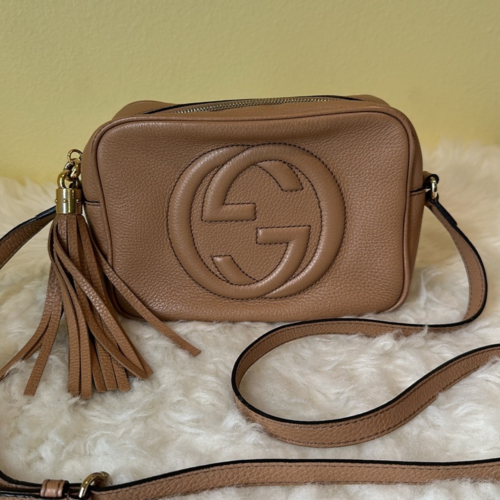 💯 Authentic Gucci Gucci Soho Disco Crossbody Bag🍀 - Picture 14 of 17